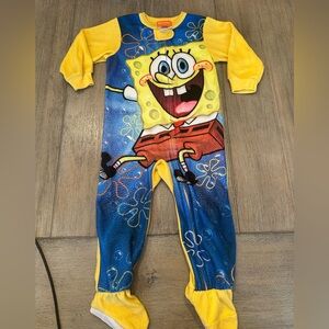 Nickelodeon Y2K SpongeBob Kids Footie Pajamas | 24M